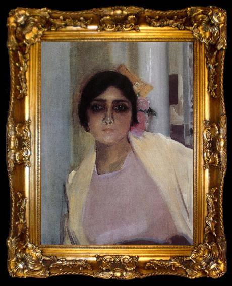 framed  Joaquin Sorolla Mary, ta009-2